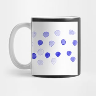 Blue Watercolor Spots Mug